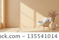 簡單的室內背景素材（有邊距），方便添加文字。 135541014