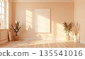 簡單的室內背景素材（有邊距），方便添加文字。 135541016