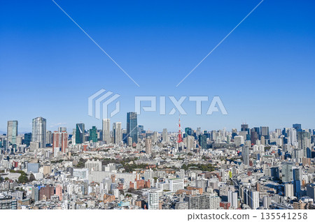 東京都市風景 135541258