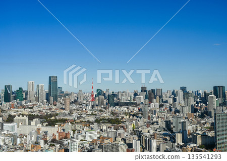 東京都市風景 東京都市風景 135541293