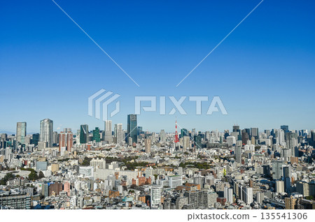 東京都市風景 135541306