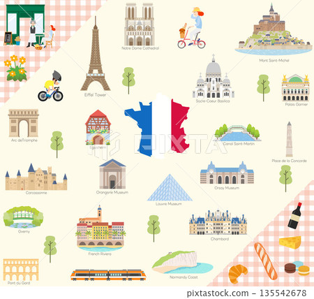 Tourist attractions in France 135542678