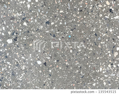 Terrazzo floor texture with speckled stone pattern. Terrazzo floor texture with speckled stone pattern. 135543515