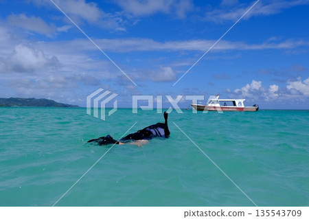 Snorkeling at Hatenohama Snorkeling at Hatenohama 135543709