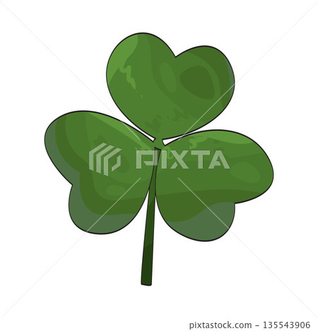illustration of Clover Leaf 135543906