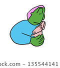 dog hug animal 135544141