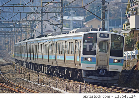 Chuo Main Line Uenohara JR East Series 211 N611 formation (Nagano) 135545124