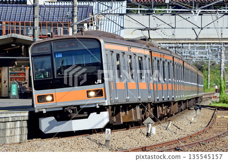 中央本線,上之原,JR東日本,209系 1000系,T81編組(豐田) 中央本線,上之原,JR東日本,209系 1000系,T81編組(豐田) 135545157