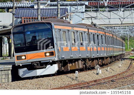 Chuo Main Line, Uenohara, JR East, 209 series 1000 series, T81 train (Toyota) Chuo Main Line, Uenohara, JR East, 209 series 1000 series, T81 train (Toyota) 135545158