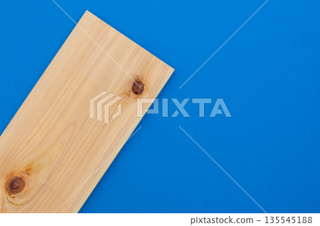 Cypress board on blue background 135545188