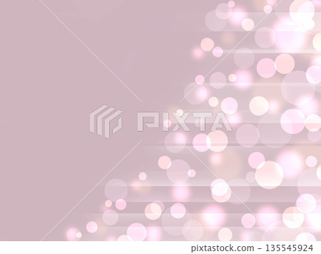 Pink round ball bokeh background illustration 135545924