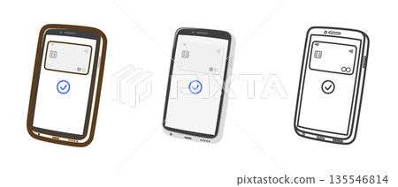 Smartphone payment (numberless credit card) 135546814