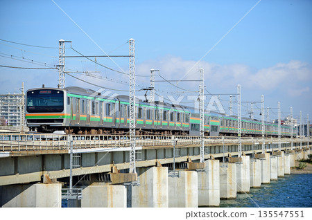 東海道本線 茅崎平塚 JR東日本 E231系列 1000系列 K-29 編組（國府） 135547551