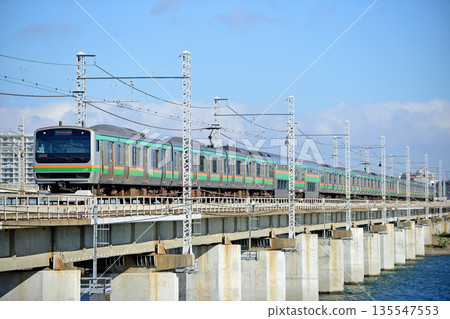 東海道本線茅崎平塚JR東E231系列1000系列K-27編隊(Kouzu) 東海道本線茅崎平塚JR東E231系列1000系列K-27編隊(Kouzu) 135547553