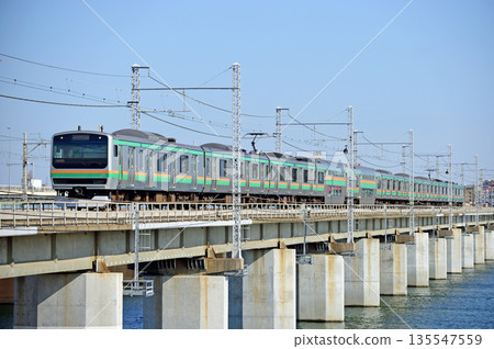 東海道本線茅崎平塚JR東E231系列1000系列K-26編隊（國分） 135547559