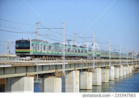 東海道本線茅崎平塚JR東E231系列1000系列K-30編隊(國分) 東海道本線茅崎平塚JR東E231系列1000系列K-30編隊(國分) 135547563