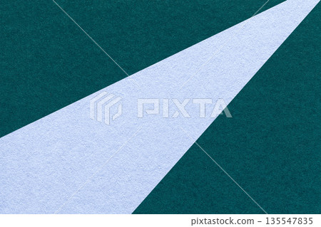 Abstract geometric dark teal paper background with pastel blue ray, macro texture for banner, template, presentation 135547835