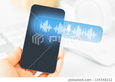 Using a mobile device for voice recording to capture audio notes and messages in a modern setting Using a mobile device for voice recording to capture audio notes and messages in a modern setting 135548212