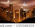 雲海中的香港 135548359