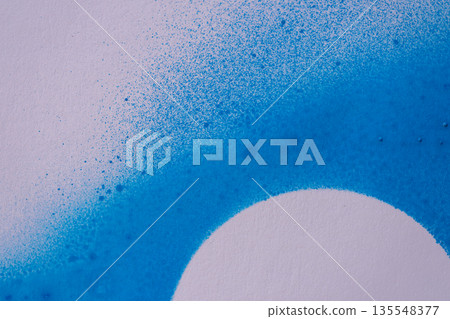 Blue spray paint background Blue spray paint background 135548377