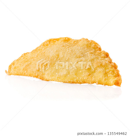 Crispy Cig borek on a white background ready for street food lovers 135549462