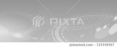Abstract futuristic circular background vector 135549567