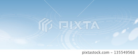 Abstract futuristic circular background vector 135549568