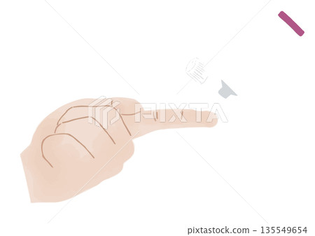 Illustration of 1 FTU ointment being dispensed onto a finger from a pink tube Illustration of 1 FTU ointment being dispensed onto a finger from a pink tube 135549654