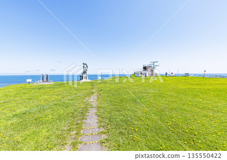 Cape Soya, Wakkanai, Hokkaido - Scenery of Cape Soya Park Cape Soya, Wakkanai, Hokkaido - Scenery of Cape Soya Park 135550422
