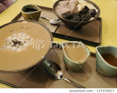 Soy milk and black sesame duet - a sweet dish from ToyaTento in Waterloo Soy milk and black sesame duet - a sweet dish from ToyaTento in Waterloo 135550923