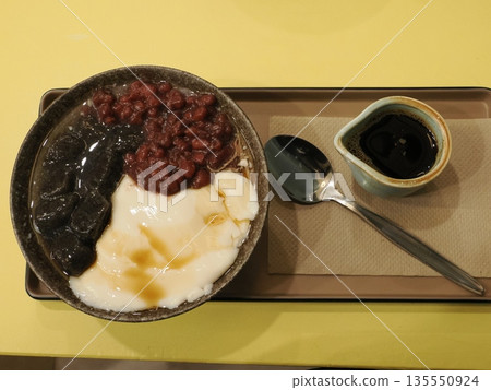 Douhua with Grass and Red Beans - A Dessert Plate from ToyaTento in Waterloo Douhua with Grass and Red Beans - A Dessert Plate from ToyaTento in Waterloo 135550924