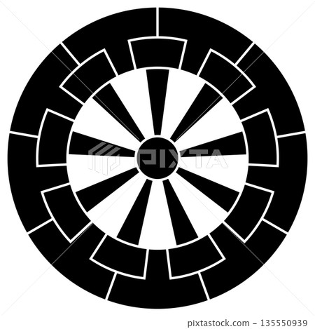 這是家族徽章,名為「源氏九輪」。 這是家族徽章,名為「源氏九輪」。 135550939