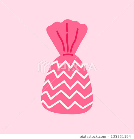 Cute pink wrapped candy Cute pink wrapped candy 135551194