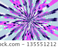 像素藝術，線條集中，引人注目，輻射狀，抽象發光背景裝飾插圖，迷幻，像素 135551212