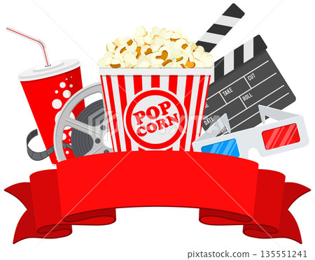 Cinema and Movie Banner Cinema and Movie Banner 135551241