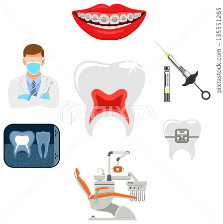Dental Clinic Infographics 135551265
