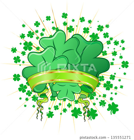 Abstract St. Patrick's Day 135551271