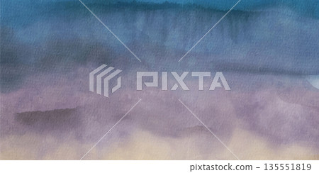Soft watercolor gradient sky background vector Soft watercolor gradient sky background vector 135551819