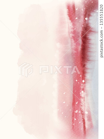 Minimal watercolor abstract red blue wash vector Minimal watercolor abstract red blue wash vector 135551820