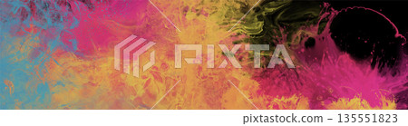 Abstract Color Paint Explosion Background vector 135551823
