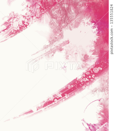 Soft Pink Abstract Paint Flow Background vector 135551824