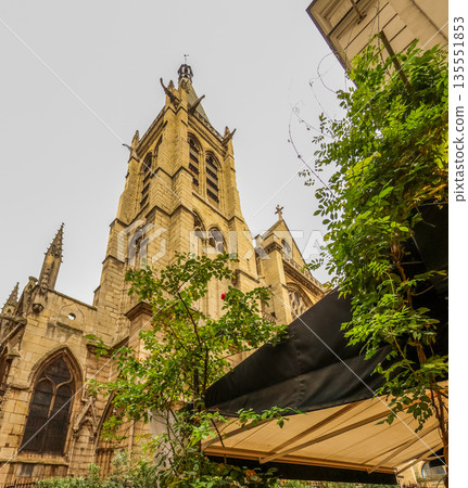 Church of Saint-Severin, a historic Roman Catholic church located in the Latin Quarter of Paris, France. Church of Saint-Severin, a historic Roman Catholic church located in the Latin Quarter of Paris, France. 135551853