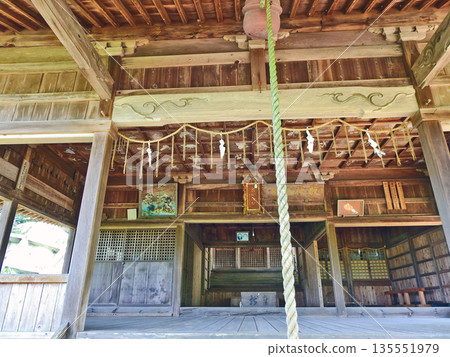 位於福岡縣田川郡添田町的熊野神社參拜殿 135551979
