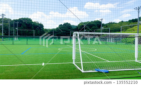 Spacious outdoor futsal court Spacious outdoor futsal court 135552210