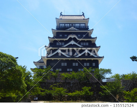 Fukuyama Castle's keep (Fukuyama City, Hiroshima Prefecture) Fukuyama Castle's keep (Fukuyama City, Hiroshima Prefecture) 135552524