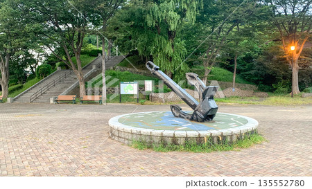 從關門海峽附近眺望美加里公園的傍晚景色 從關門海峽附近眺望美加里公園的傍晚景色 135552780