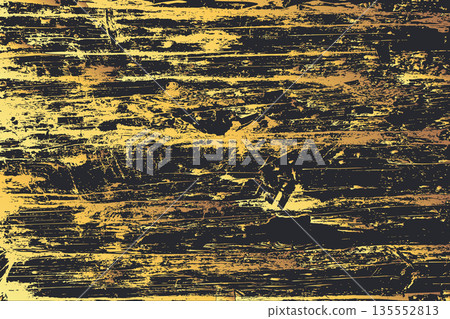 Grunge Golden Wooden Plank Background Grunge Golden Wooden Plank Background 135552813