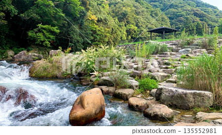 五箇山跨河公園，自然資源豐富 135552981