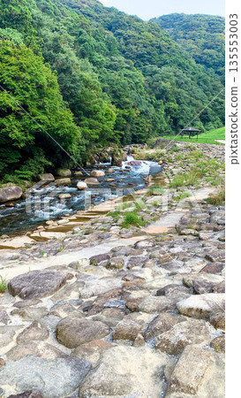Gokayama Cross River Park, rich in nature 135553003