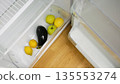 Food Storage - Fruits and Vegetable in Refrigerator Drawer 135553274